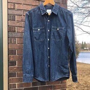 American Eagle Denim Shirt - Dark Blue
